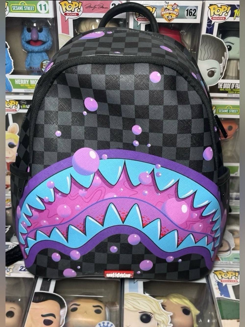 Sprayground Purple Slime Takeover Savage Mini Backpack